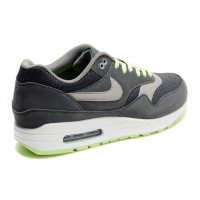 Nike Air Max 1 87 серые с салатовым