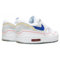 Кроссовки Nike Air Max 1 87 серые с синим