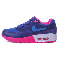 Кроссовки Nike Air Max 1 87 синие с розовым