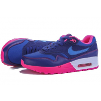 Кроссовки Nike Air Max 1 87 синие с розовым
