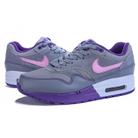 Nike Air Max 1 87 серо-фиолетовые