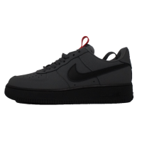 Кроссовки Nike Air Force темно-серые с черным