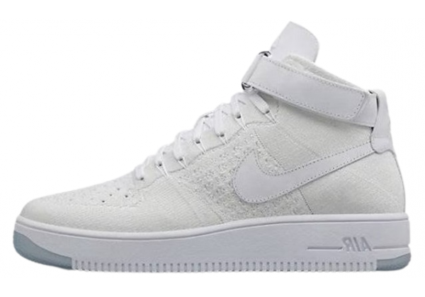 Кроссовки Nike Air Force Ultra Flyknit белые