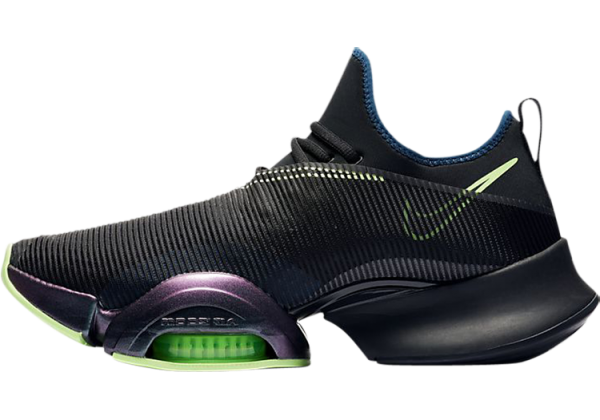 Кроссовки Nike Air Zoom Superrep черные с зеленым