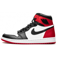 Nike Air Jordan 1 High Satin Black Toe красные