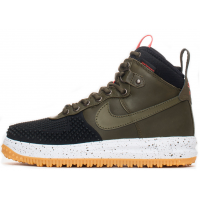 Кроссовки Nike Lunar Force 1 Duckboot Green с мехом