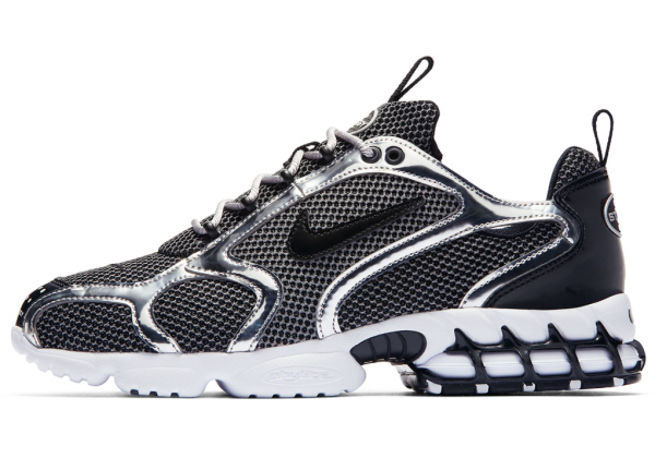 Stussy X Air Zoom Spiridon Caged 2 Pure Platinum
