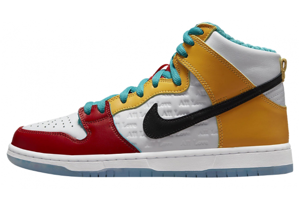 Кроссовки FroSkate X Nike SB Dunk High All Love No Hate