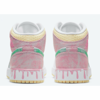 Кроссовки Nike Air Jordan 1 Mid GS Paint Drip