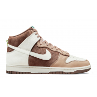 Кроссовки Nike Dunk High Light Chocolate