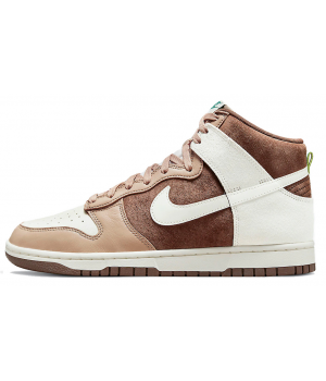Кроссовки Nike Dunk High Light Chocolate
