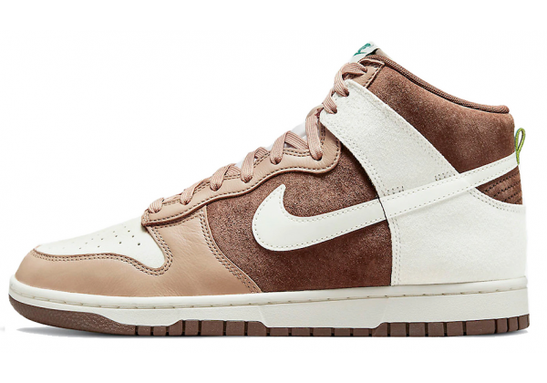 Кроссовки Nike Dunk High Light Chocolate