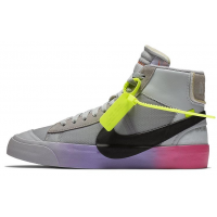 Кроссовки Off White x Serena Williams x Nike Blazer Mid серые