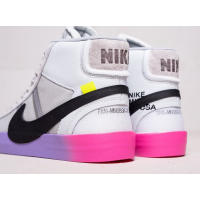 Кроссовки Off White x Serena Williams x Nike Blazer Mid серые