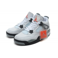 Кроссовки Nike Air Jordan 4 Retro White Grey