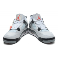Кроссовки Nike Air Jordan 4 Retro White Grey