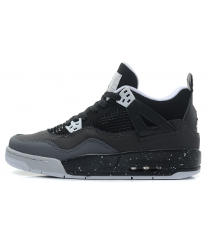 Кроссовки Nike Air Jordan 4 Retro Black Grey