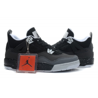 Кроссовки Nike Air Jordan 4 Retro Black Grey