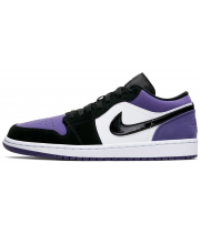 Кроссовки Nike Air Jordan 1 Low Black Court Purple