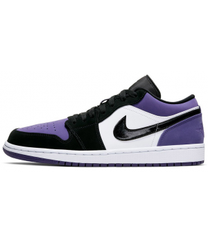 Кроссовки Nike Air Jordan 1 Low Black Court Purple