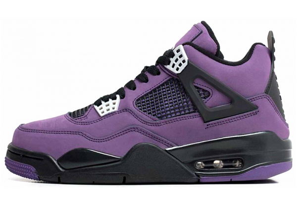 Nike Air Jordan 4 Retro x Travis Scott Purple зимние