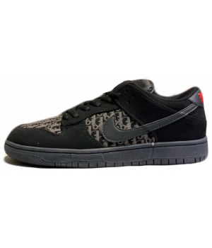 Кроссовки Nike Dunk SB Low Dior Triple Black