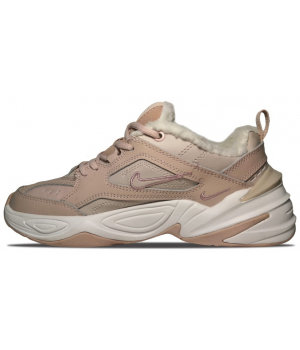 Nike M2k Tekno с мехом Beige Max
