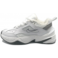 Кроссовки Nike M2k Tekno с мехом White Black