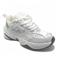 Кроссовки Nike M2k Tekno с мехом White Black