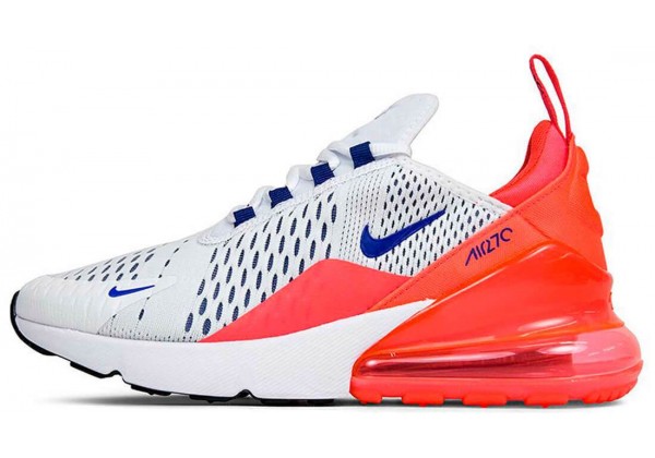 Кроссовки Nike Air Max 270 White Red Blue