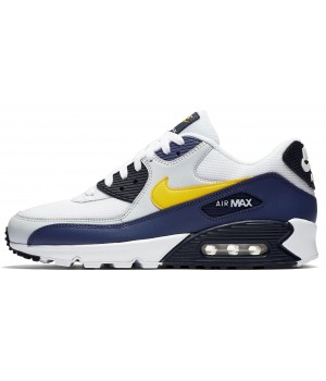 Nike Air Max 90 Essential White Blue Yellow