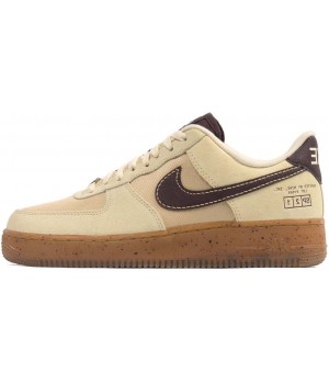 Nike Air Force 1 Low Coffee с мехом
