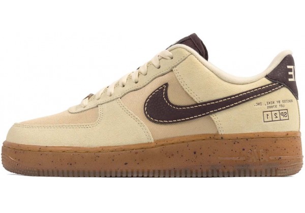 Nike Air Force 1 Low Coffee с мехом