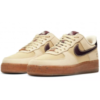 Nike Air Force 1 Low Coffee с мехом