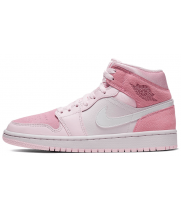 Кроссовки Nike Air Jordan 1 Retro Digital Pink с мехом