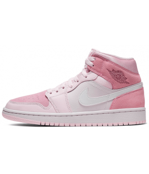 Кроссовки Nike Air Jordan 1 Retro Digital Pink с мехом