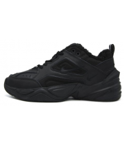 Nike M2k Tekno Black с мехом