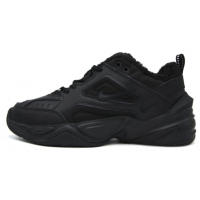 Nike M2k Tekno Black с мехом