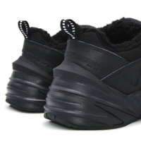 Nike M2k Tekno Black с мехом