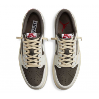Nike Air Jordan 1 x Travis Scott Low OG Reverse Mocha бежевые