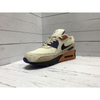 Кроссовки Nike Air Max бежевые с черным 