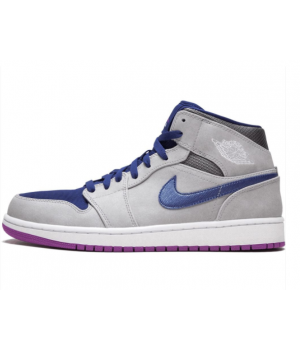 Кроссовки мужские Nike Air Jordan 1 Mid фиолетовые