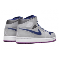 Кроссовки мужские Nike Air Jordan 1 Mid фиолетовые