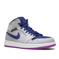 Кроссовки мужские Nike Air Jordan 1 Mid фиолетовые