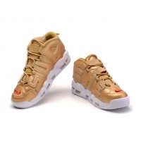 Кроссовки Nike Air More Uptempo 96 Gold White