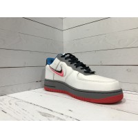 Мужские кроссовки Nike Air Force бело-сине-красные