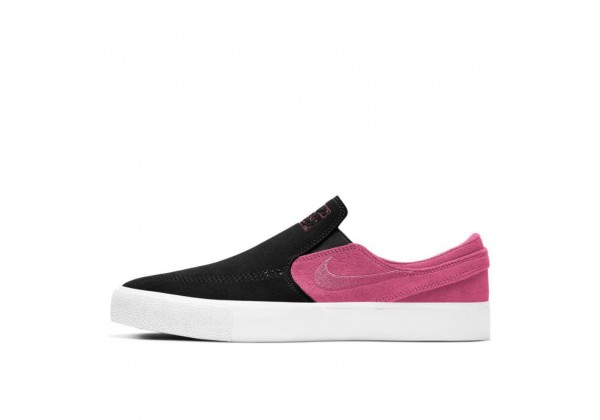 Слипоны Nike SB Zoom Janoski черные с розовым