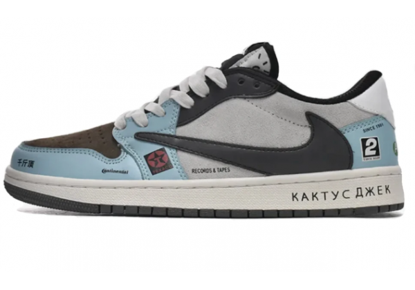 Кроссовки Nike Air Jordan Retro 1 Low Travis Scott x Jackboys Beessecrets