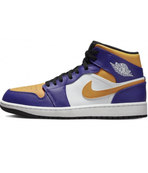 Кроссовки Nike Air Jordan 1 Mid Lakers