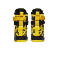 Nike кроссовки Air Force 1 High SF AF1 Black Yellow